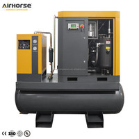 Économie d'énergie 10HP 20HP 8bar-16bar VSD aimant permanent électrique AC tout en un compresseur d'air à vis rotatif de l'industrie