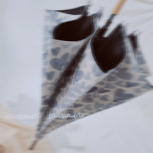 Parapluie artistique de style japonais à double usage, petit et frais, avec manche en bois, élégant, à long manche droit, pour étudiantes, soleil et pluie - Product Image 5