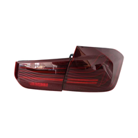 Pièces automobiles, feux arrière LED modifiés pour BMW Série 3 F30/F35, style laser, avec couvercles rouges