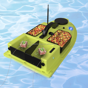 <span class=keywords><strong>Bateau</strong></span> appât RC pour la pêche à la carpe 99 positions GPS Matériau plastique 4 trémies d'appâts et lumières multicolores - Product Image 6