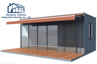 Cabine mobile solaire Little Apple, maison préfabriquée en conteneur, design moderne, garantie 5 ans, avec cuisine et salle de bain