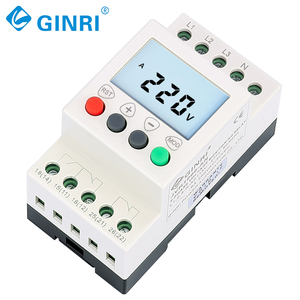 3 Tahap 4 kawat AC220V 230V di bawah pelindung tegangan Monitor urutan perlindungan Relay tampilan Digital LCD - Product Image 2