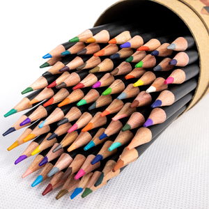 Хит продаж, хорошая цена, высокое качество, H & B 72 цвета, маслянистый цветной карандаш в картонной цилиндрической трубке для окрашивания, обслуживание OEM - Product Image 1