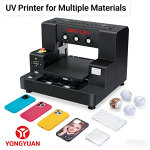 Imprimante UV à plat <span class=keywords><strong>A4</strong></span> YY XP600 automatique et portable pour articles promotionnels, stylos, briquets USB, coques de téléphone - Product Image 1