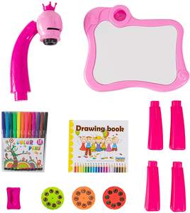 Kinder-Projektions-Zeichenbrett Intelligente Zeichenprojektor-Maschine mit 32 Cartoon-Mustern und Pinseln - Product Image 3