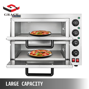 เตาอบพิซซ่าเชิงพาณิชย์แบบสองชั้นสองถาดไฟฟ้า - Product Image 6