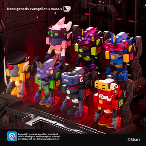 ของแท้ WASAxEVA ร่วมแบรนด์ ของเล่นสุดฮิต กล่องสุ่ม คาเมเลี่ยน EVA PVC หุ่นยนต์แท้ <span class=keywords><strong>Evangelion</strong></span> โมเดลแอคชั่นฟิกเกอร์ - Product Image 3