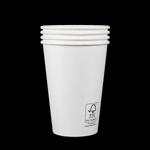 Bán buôn in ấn 10oz tường duy nhất dùng một lần Cốc giấy tùy chỉnh cà phê nóng ly giấy - Product Image 1