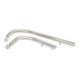 Kit Tubo di Scarico Completo in Acciaio Inox per Moto <span class=keywords><strong>Honda</strong></span> Steed <span class=keywords><strong>Shadow</strong></span> 400 600 VLX400 VLX600 VT400 C VT600C VT600 - Product Image 2
