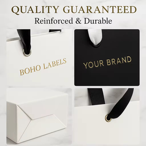 Custom <strong>logo</strong> <strong>Printed</strong> Jewelry <strong>Paper</strong> Handbag High Quality Cosmetics Clothing <strong>Paper</strong> <strong>Bag</strong> Personalized Gift Shopping Tote <strong>Bag</strong> - Product Image 6