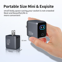 Chargeur mural USB Type C à double port PD 10W avec prise EU US UK, charge rapide, commande vocale, charge rapide universelle