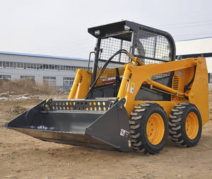 CE EPA perlengkapan pemuat kemudi selip Mini dengan <span class=keywords><strong>60HP</strong></span> 4 1 ember roda hidrolik Eaton silinder hidrolik 4 1 pompa Gearbox untuk dijual - Product Image 4