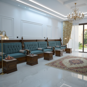 Mobilier de Majlis Arabe Moderne |     Personnalisation Possible |    Livraison gratuite dans le monde entier - Product Image 3