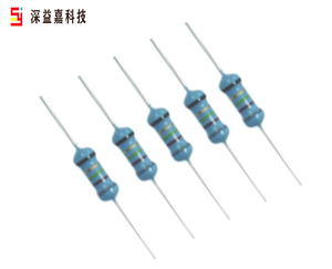 Resistencia de película metálica Resistencia fija 1/4 1/2 vatios Resistencia de anillo de color de 47 ohmios - Product Image 3