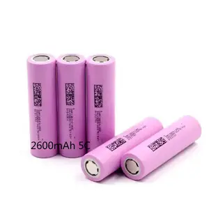 Tuổi thọ chu kỳ dài cho INR18650-26E Lithium INR18650-26E dmegc Các tế bào gốc cho dmegc phẳng 18650 5C 2600mAh