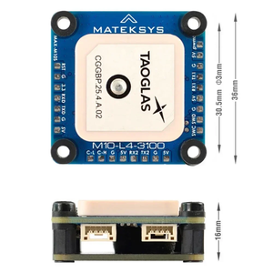 Mateksys Máquina de Traversing de Ala Fija de Alta Precisión, Posicionamiento FPV para Drones, Accesorios, <span class=keywords><strong>GPS</strong></span>, Dispositivo de Ala Fija, 1 Unidad, 2 Unidades, 1 Unidad, 2 Unidades, 2 Unidades, 2 Unidades - Product Image 4