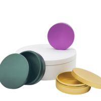 OEM 6061-T6 conteneur en aluminium anodisé usiné métal Snus étain boîte ronde CNC pièces de fabrication