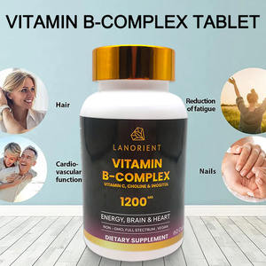 LANORIENT Complément <span class=keywords><strong>Vitamin</strong></span>é Booster Immunité Soins de la Peau Vitamine <span class=keywords><strong>B</strong></span> Complexe Capsules - Product Image 2