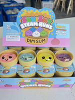 Jouet Squishy en forme de Bao bao de 5,5 cm, scintillant, en maltose, couleur mystère, mignon, anti-stress, avec boîte de présentation
