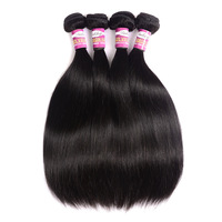 Extensiones de Cabello Humano Liso Peruano al por Mayor, 50g, Paquetes Largos y Lisos, Extensiones de Cabello 100% Humano, Pelucas