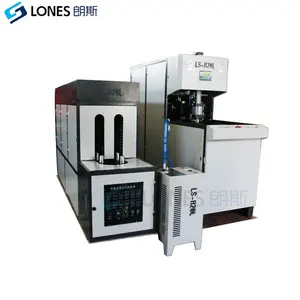 LS-B20L dayanıklı yarı otomatik 3-5 galon pet içme suyu şişe şişirme kalıp makinesi 5L ila 22L PET şişe üfleme makinesi