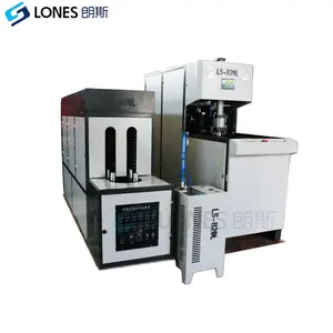 LS-B20L durable semi automatic 3-5 gallon pet drinking water bottle blow molding machine 5L to 22L PET bottle blowing machine