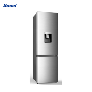 220V Recessed Handle Double Door Bottom Freezer <b>Refrigerator</b> - Product Image 2
