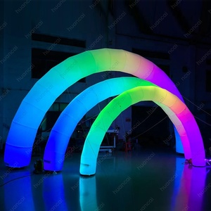 Custom Wedding Led Lighting Events Decoration Candy Inflatable Archway Pink <strong>Balloon</strong> Arches Tent Plastic Air Mold Blow - Product Image 1