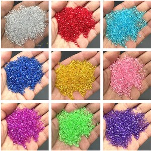 Taladro decorativo de relleno Irregular con forma de <span class=keywords><strong>Animal</strong></span> de Navidad ecológico pintado con artesanías de resina coloridas de 3mm bien vendidas - Product Image 2