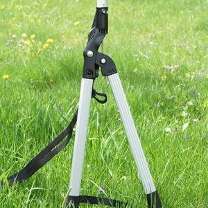 Long Reach <strong>Pruner</strong> <strong>Rotating</strong> Head Razor Sharp Trimmer Blades Durable Aluminum Handles Strap for Higher Cut Comfort - Product Image 4