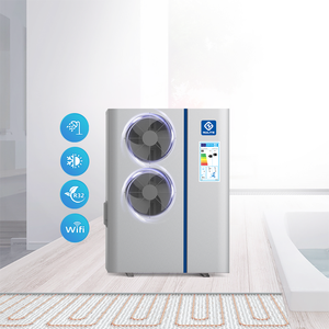 סין nulite 8kw 12kw חימום קירור dhw אוויר חם מקור חום כל אחד r290 r32 dc inverter חום משאבת אוויר למפעל מים - Product Image 1