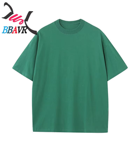 Cotton Crew Neck Short Sleeve Men's T-shirt <b>Plus</b> <b>Size</b> Loose Trend T-shirt Dropped-shoulder T-shirt - Product Image 5