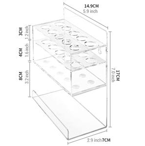 Porta Pennarelli Cancellabili a Parete con 10 Scomparti in Plastica con Gomma Organizzatore Moderno per Ufficio <span class=keywords><strong>Casa</strong></span> e Scuola - Product Image 4