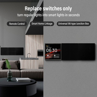 Thermostat intelligent WiFi Zigbee à écran tactile, contrôle de la température ambiante, programmable, chauffage/refroidissement, contrôle par application pour la domotique