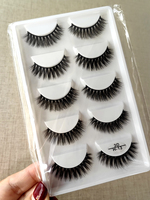 Échantillon gratuit 3d 5d 6d vaporeux moelleux Faux Cils Vison Faux Cils Plateaux Court Fox Eye foxy ailé Cat Eye Strip Lashes