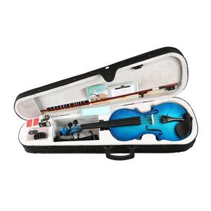 Violín <span class=keywords><strong>de</strong></span> Madera <span class=keywords><strong>de</strong></span> Poliéster al por Mayor, Color Azul, Tamaños 4/4, 3/4, <span class=keywords><strong>1</strong></span>/<span class=keywords><strong>2</strong></span>, <span class=keywords><strong>1</strong></span>/4, <span class=keywords><strong>1</strong></span>/8, <span class=keywords><strong>Precio</strong></span> Económico - Product Image 2