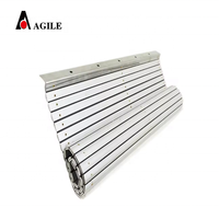 Plat Flexible CNC Machine Bouclier Roulant Rideau Tablier Couverture Enrouler Soufflet En Aluminium SOUFFLET COUVERTURE Garde Bouclier