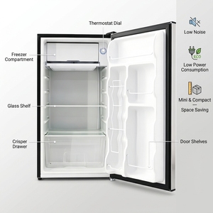 Refrigerador Pequeño de Una Puerta BC-90 220V/115V en Oferta, Mini Nevera para Hotel y Hogar - Product Image 4