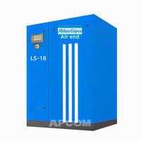 Compresseur d'air à tête 18.5KW 25HP 18.5 KW 25 HP compresseur d'air à vis industriel rotatif électrique à défilement