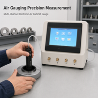 Jauge de métrologie pneumatique 4 canaux directe usine / Instruments de mesure et de test industriels pour le contrôle qualité des pièces moulées sous pression de précision
