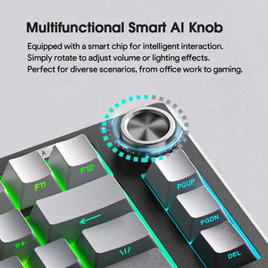 Clavier FURYCUBE IP75 filaire à sensation mécanique, RGB, 19 touches anti-ghosting, bouton intelligent multifonctionnel, idéal pour le jeu quotidien - Product Image 5