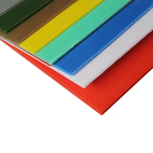 factory lower price accept customized size blue polypropylene corrugated plastic sheet for the floor protection