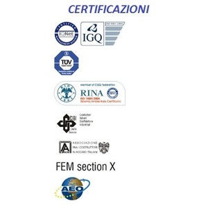 Scaffale industriale leggero con 5 ripiani 12 metri di lunghezza 2.50 metro altezza 60 Cm di profondità