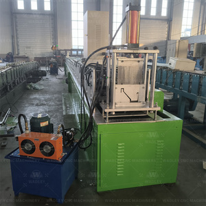 Rain Gutter <b>Making</b> Metal Steel Gutter Roll Forming <b>Machine</b> Round Square Downspout Water Gutter <b>Pipe</b> Bending Roll Forming <b>Machine</b> - Product Image 3