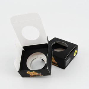 Benutzer definierte gedruckte Verkaufs theken für den Einzelhandel Wellpappen-Pdq-Displays Kleine Papp vitrinen - Product Image 1