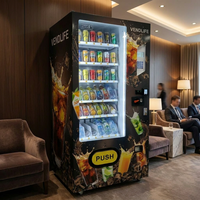 Distributeur automatique de boissons froides en conserve, norme européenne, avec clavier, pour aliments et boissons, avec fonction de paiement en espèces, de pièces et de cartes