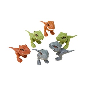 Mini llavero de dinosaurio que se mueve al morder el dedo, modelo articulado, adorno de plástico, regalo para niños, accesorio unisex - Product Image 4