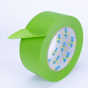 Ruban de masquage vert Jinghe à haute adhérence, économique, résistant à la chaleur, en papier crépon, à forte viscosité, facile à déchirer, pour voiture et extérieur - Product Image 6