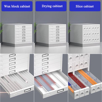 Durable Modern Hospital Slide Storage Cabinet with Drawer System and Microscope Slide Rack for Medical Filing Solutions