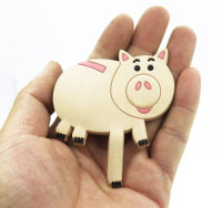 Réfrigérateur magnétique en PVC souple avec Logo de dessin animé, Design personnalisé en 3d, bon marché